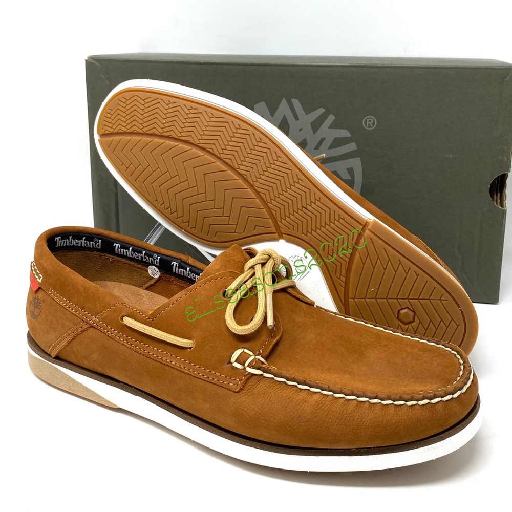 Timberland Atlantic Break Boat Men’s Shoes Nubuck - Picture 11 of 12